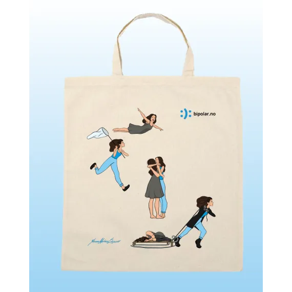 Handlenett (totebag) - "Søstre"